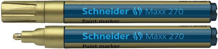 MARKER OLEJOWY SCHNEIDER MAXX 270 ZŁOTY OKRĄGŁA 1-3MM