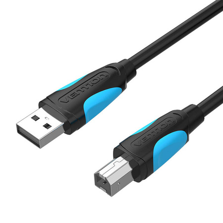 Kabel VENTION VAS-A16-B100 USB-A-USB-B 1m (czarny)