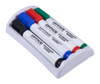 MARKERY SUCHOŚCIERALNE OFFICE PRODUCTS MIX*4 OKRĄGŁA 1-3MM 4SZT+GĄBKA 