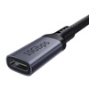 PRZEDŁUŻENIE KABLA USB-C BASEUS MĘSKI DO ŻEŃSKI HIGH DEFINITION 10GBPS, 0,5M (CZARNY)