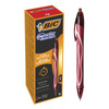 DŁUGOPIS ŻELOWY BIC INTENSITY QUICK DRY 949874 CZERWONY 0.7MM