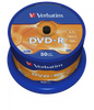 PŁYTA DVD-R 4,7GB 16X VERBATIM 43548 CAKE 50 SZT.