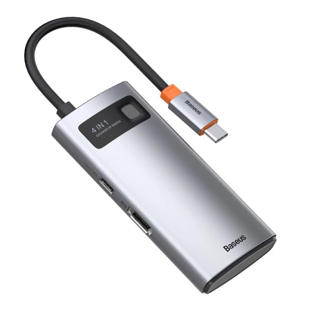 Hub USB-C BASEUS Metal Gleam Series 4-portowy