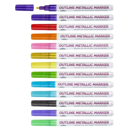 MARKERY CENTRUM OUTLINE METALLIC 89785 OKRĄGŁA 1.0MM