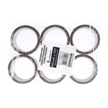 TAŚMA PAKOWA 48MMX50YD OFFICE PRODUCTS BRĄZOWA 36MIC
