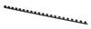 GRZBIET PLASTIKOWY 8MM (45 KARTEK) OFFICE PRODUCTS CZARNY 100 SZT.