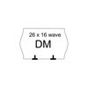 ETYKIETY SAMOPRZYLEPNE 26X16MM DO METKOWNIC EMERSON POMARAŃCZOWE 5ROLEK*600SZT