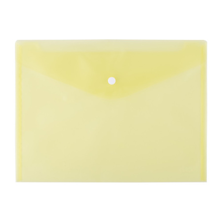 TECZKA KOPERTOWA NA ZATRZASK A4 D.RECT 5530 TRANSPARENTNA ŻÓŁTA PP
