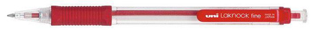 DŁUGOPIS AUTOMATYCZNY UNI SN-101 138572 CZERWONY 0.7MM