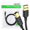 Kabel UGREEN US135 USB-A-USB-B 1m (czarny)