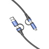 Kabel 4w1 USB 2.0 Vention CTLLH 2m (czarny)