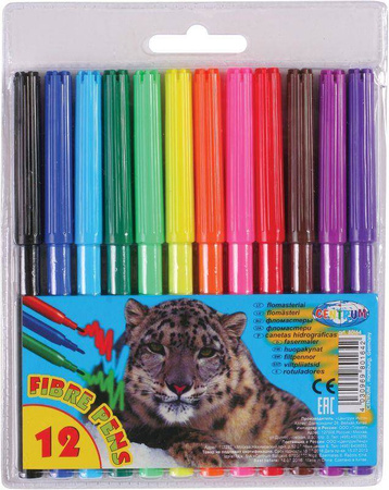 FLAMASTRY OP. PVC CENTRUM ZOO 80164 MIX*12
