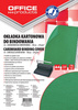 KARTON DO BINDOWANIA SKÓROPODOBNY A4 OFFICE PRODUCTS DELTA ZIELONY 100 SZT