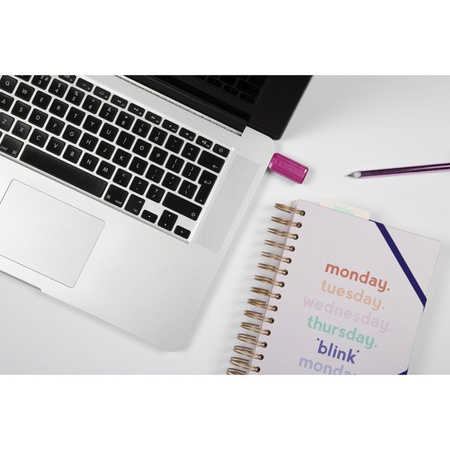 VERBATIM USB FLASH DISK, USB 2.0, 128GB, STORE,N,GO PINSTRIPE, RÓŻOWY, 49460, DO ARCHIWIZACJI DANYCH