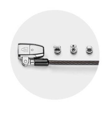 KENSINGTON BLOKADA DO LAPTOPA CLICKSAFE 2.0 3-IN-1 KEYED T-BAR, NANO, WEDGE