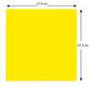 KARTECZKI SAMOPRZYLEPNE 280X280MM 3M POST-IT® SUPER STICKY BIG NOTES BN11 -EU ŻÓŁTE 30 KART