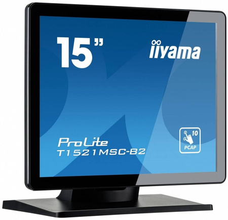 IIYAMA MONITOR 15 CALI T1521MSC-B2 POJEMN.10PKT.TN,7H,IP65(FRONT),VGA,HDMI,2X2W,4:3,VESA