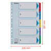 PRZEKŁADKI 1-5 A4 ESSELTE MYLAR 100160 MIX KARTON 160G