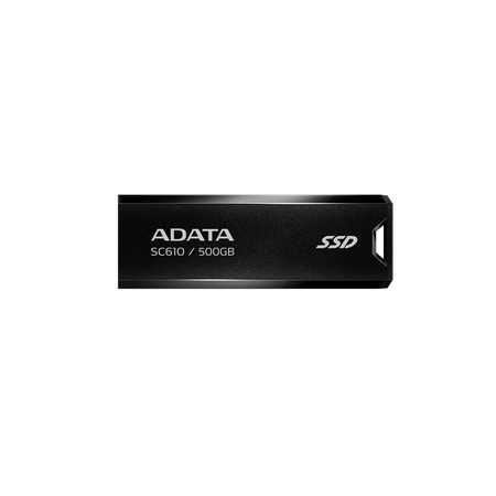 ADATA DYSK SSD ZEWNĘTRZNY SC610 500G USB3.2A GEN2 CZARNY
