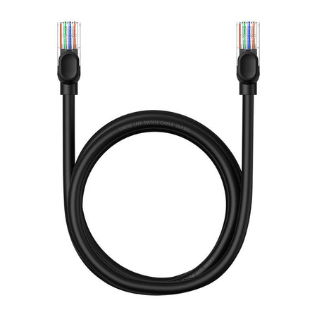 Kabel sieciowy Baseus Ethernet CAT5, 1,5m (czarny)