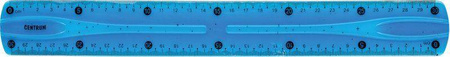 LINIJKA PLASTIKOWA 30CM CENTRUM FLEXIBLE 86916