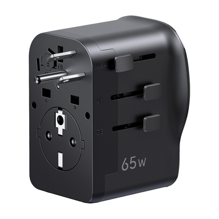 Adapter podróżny UGREEN S550 65W 2xUSB-C 1xUSB-A