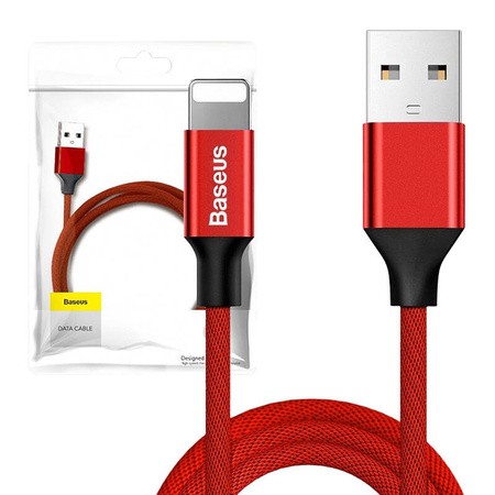 Kabel BASEUS Yiven USB-A-Lightning 1.8m (czerwony)