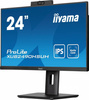IIYAMA MONITOR 24 CALE XUB2490HSUH-B1 IPS,FHD,CAM,MIC,HDMI,DP,3XUSB(3.2), 100HZ,250CD,4MS,ADAPTIVE SYNC,FLICKERFREE,2X2W,WINDOWS HELLO