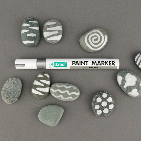MARKER OLEJOWY D.RECT SP-101 SREBRNY 2-4.5MM