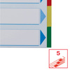 PRZEKŁADKI A4 ESSELTE 15259 MIX PP 5SZT
