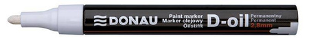 MARKER OLEJOWY DONAU D-OIL BIAŁY OKRĄGŁY 2.8MM