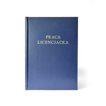 OKŁADKI KANAŁOWE TWARDE A ARGO PRESTIGE PRACA LICENCJACKA 436026 GRANATOWE 10 SZT
