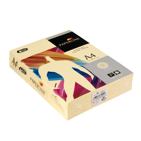 PAPIER KSERO KOLOR A4 PAPERLINE KREMOWY 80G 500 ARK