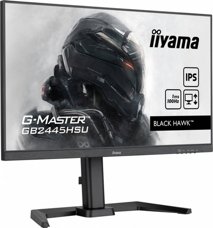 IIYAMA MONITOR G-MASTER 23.8 CALA GB2445HSU-B1 IPS,FHD,100HZ,1MS,2XUSB,HDMI,DP,2X2W, FREESYNC,HAS(150MM)