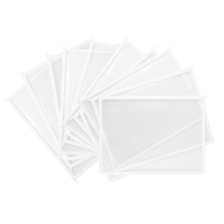 SYSTEM PREZENTACYJNY NAŚCIENNY Z 10 PANELAMI A4 LEVIATAN BIAŁY