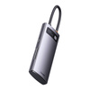 HUB 6W1 BASEUS METAL GLEAM SERIES, USB-C DO 3X USB 3.0 + USB-C PD + MICROSD/SD