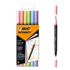 PISAKI DWUSTRONNE BIC INTENSITY DUAL TIP PASTEL 503826 MIX*6
