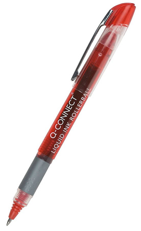 CIENKOPIS KULKOWY Q-CONNECT CZERWONY 0.5MM