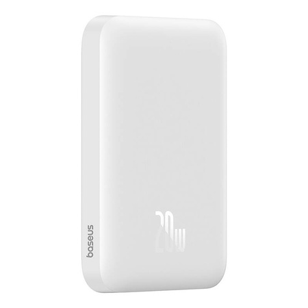 POWERBANK MAGNETYCZNY BASEUS MAGNETIC MINI 6000MAH 20W MAGSAFE (BIAŁY)