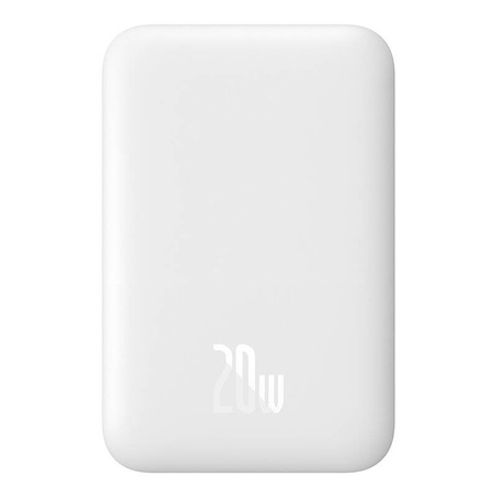 POWERBANK MAGNETYCZNY BASEUS MAGNETIC MINI 6000MAH 20W MAGSAFE (BIAŁY)