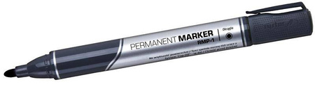Marker permanentny RYSTOR RMP-1A 458-000 czarny okrągła k. 1.5mm
