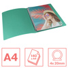 SEGREGATOR A4 ESSELTE COLOUR'BREEZE 626248 ZIELONY 4-RINGOWY 