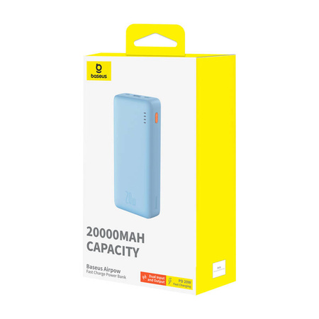 POWERBANK BASEUS AIRPOW 20000MAH 20W (NIEBIESKI)