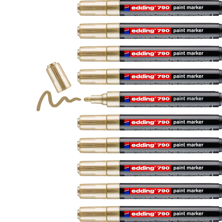 MARKER OLEJOWY EDDING 790 ZŁOTY 2-3MM