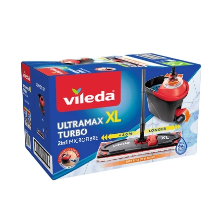ZESTAW MOP OBROTOWY+WIADERKO VILEDA ULTRAMAX TURBO XL VI163427