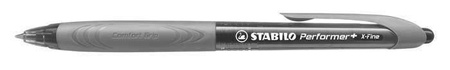 Długopis automatyczny STABILO PERFORMER 328/3-46 czarny 0.5 ob. czarno-szara