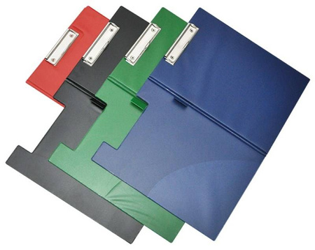 DESKA Z KLIPEM ZAMYKANA A4 Q-CONNECT CZARNA PVC