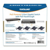 INTELLINET SWITCH GIGABIT 5XPOE PASSTHROUGH ZASILANY POE LUB AC,68W