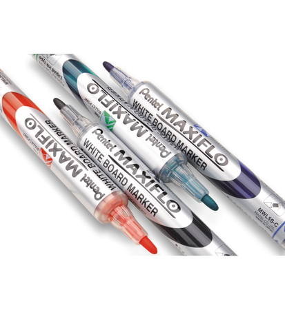 MARKER SUCHOŚCIERALNY PENTEL MAXFILO MWL5S-4N MIX*4 OKRĄGŁA 4SZT