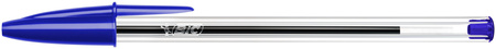 Długopis BIC CRISTAL 8478981 niebieski 1.0mm przezroczysta obudowa